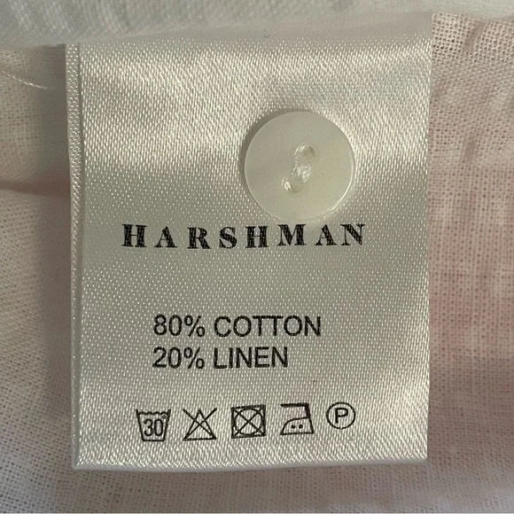 Harshman | Darcy White Seersucker Ruffle Top New - Picture 9 of 10